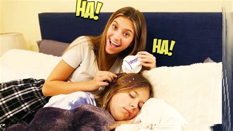 Horny Step Sister Sucks And Fucks Sleeping Brother .